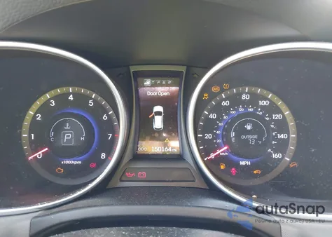 2015 Hyundai Santa Fe Sport 2.0L Turbo из США, поврежденный, VIN 5XYZW4LA0FG296612